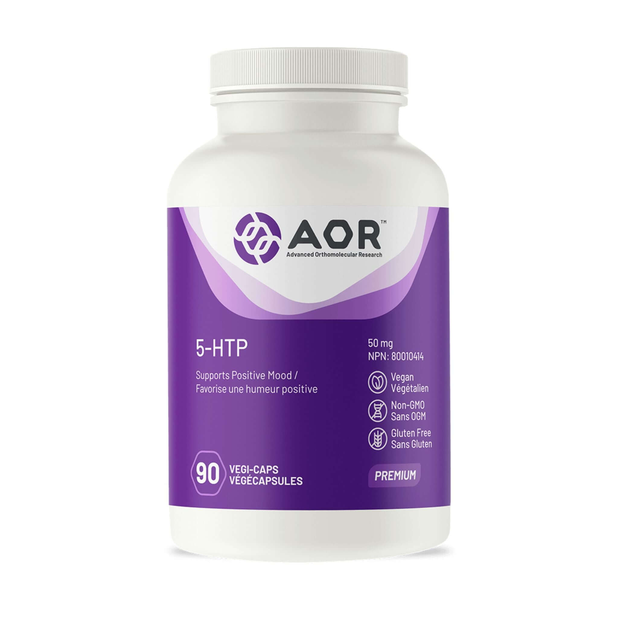 AOR 5HTP Boost Mood & Sleep 90 Veggie Caps