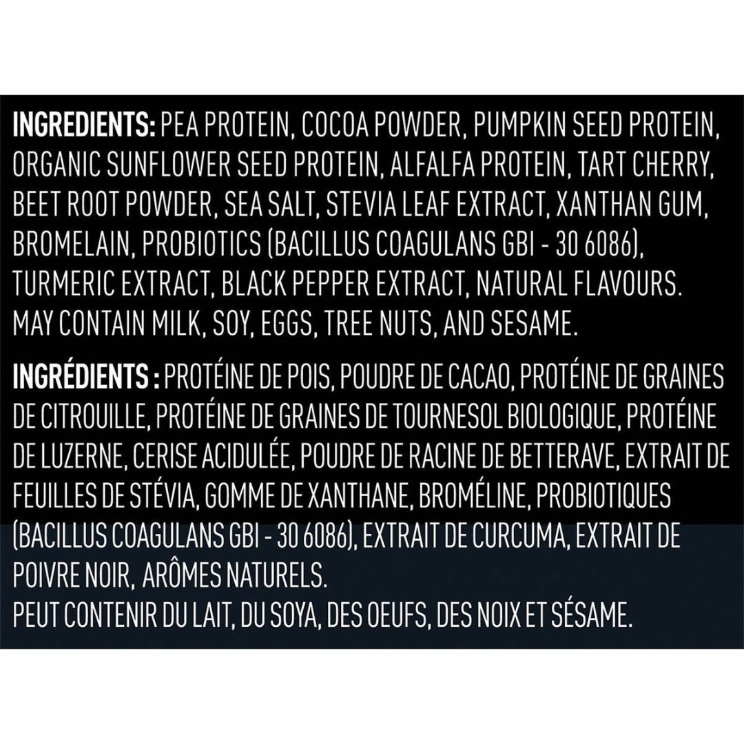 vega sport protein powder chocolate ingredients